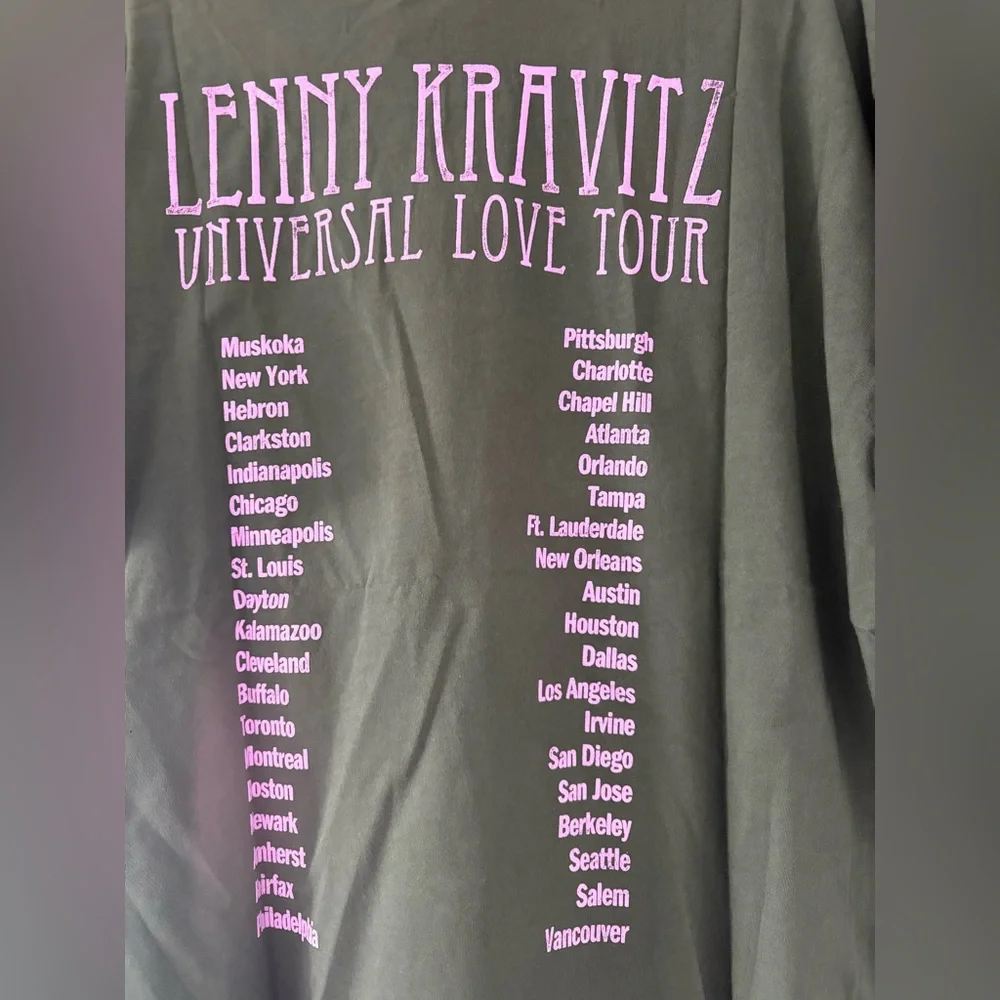 💓Daydreamer Lenny Kravitz Universal Love Tour T Sz L💓 - Picture 5 of 5